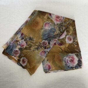 Mustard Floral Scarf