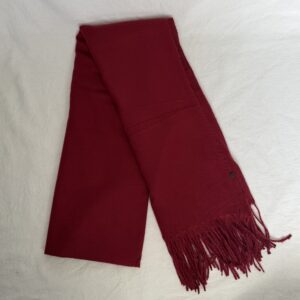 Dark Red Scarf