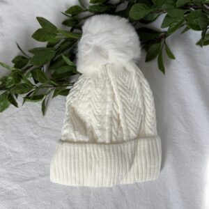 Cream Winter Beanie