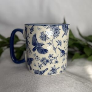 Blue And White Mug