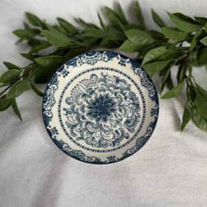 Blue And White Medium Sized Plate