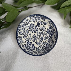Small Blue And White Plate
