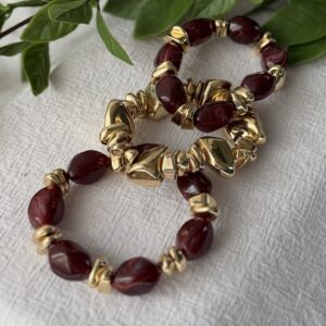 Brown Maroon Bracelet