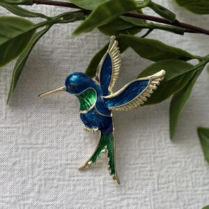 Hummingbird Brooch