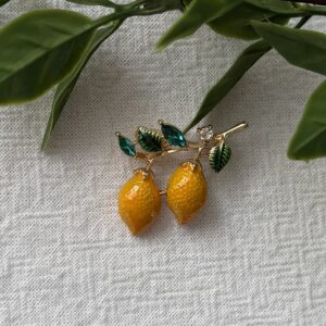 Lemon Brooch