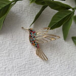 Hummingbird Brooch