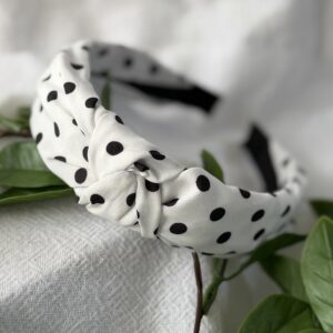 White And Black Polka Dot Alive Band