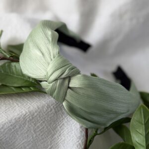 Silky Green Alice Band
