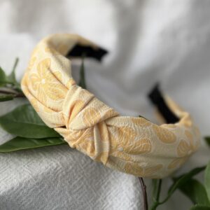 Yellow Floral Alice Band