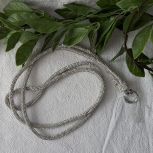 Silver Phone Strap