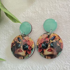 Girl With Glasses Earrings