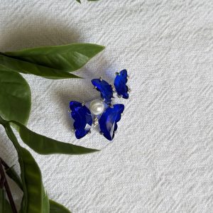 Blue Butterfly Brooch