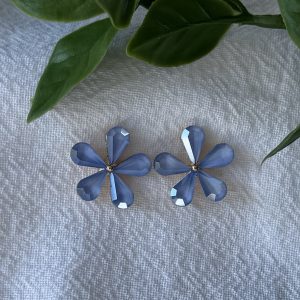 Blue Flower Earrings
