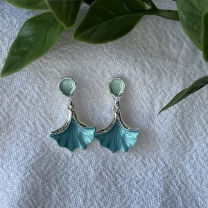 Teal Earrings