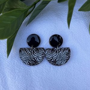 Zebra Earrings