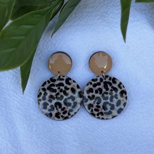 Leopard Print Earrings