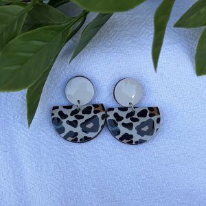 Colorful Leopard Print Earrings
