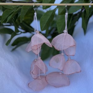 Pink Silky Petal Earrings
