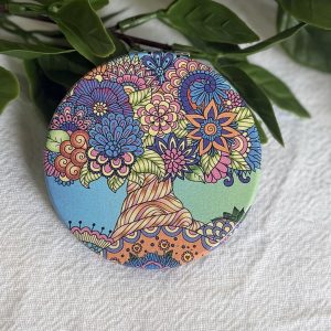 Colourful Tree Travel Mirror