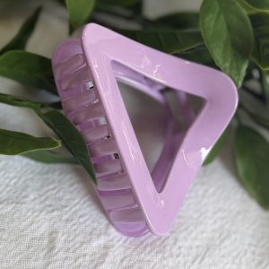 Purple Triangle Claw Clip