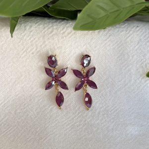 Purple Earrings