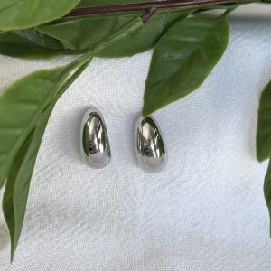 Silver Hoops