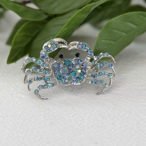 Little Blue Crab Brooch