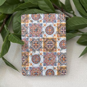 Blue And Orange Travel Mirror