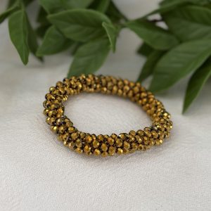 Gold Beaded Bracelet