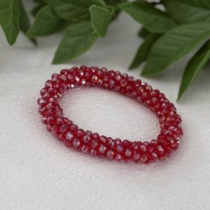 Red Beaded Bracelet