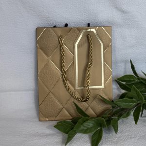 Small Gold Gift Bag