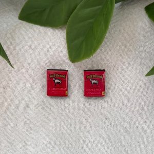 Bull Brand Stud Earrings
