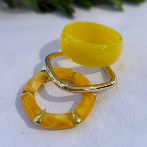 Yellow Bracelet Set