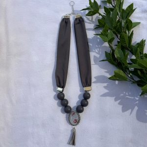 Grey Scarf Neckless