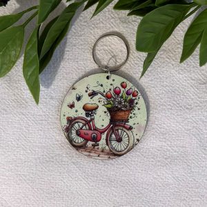 Bike Key Chain
