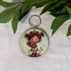 Girl Key Chain