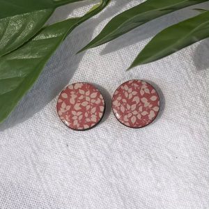 Pink Stud Earrings