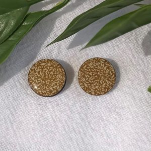 Mustard Stud Earrings