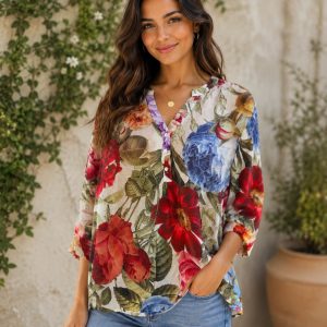 Floral Airy Top