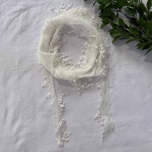 White Summer Scarf