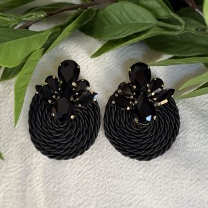 Black Knot Earrings