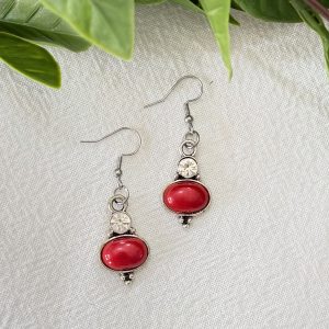 Red Vintage Earrings