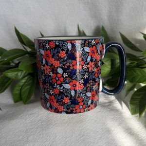 Navy & Red mug