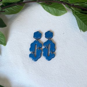 Dark Blue Earrings