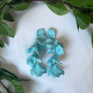 Light Blue Jellyfish Earrings