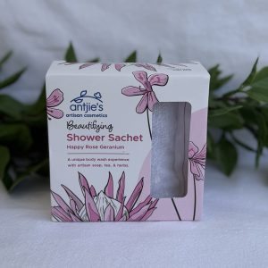 Happy Rose Geranium - Shower Sachet