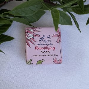 Rose Geranium & Pink Clay Soap