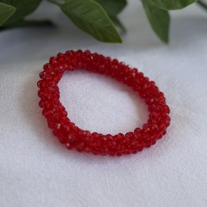Red Beaded Bracelet