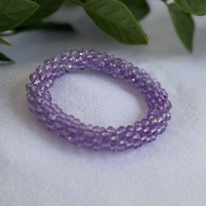 Purple Beaded Bracelet