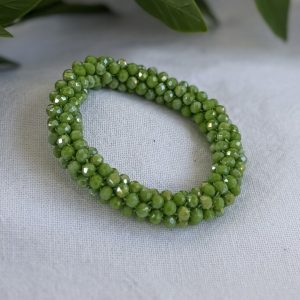 Green Beaded Bracelet
